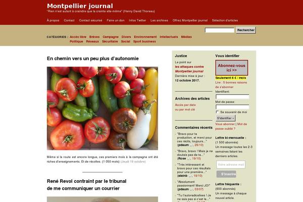 Carrington Blog theme site design template sample