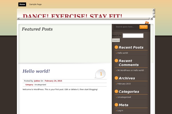 Sienna theme site design template sample