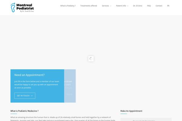 MediCenter theme site design template sample