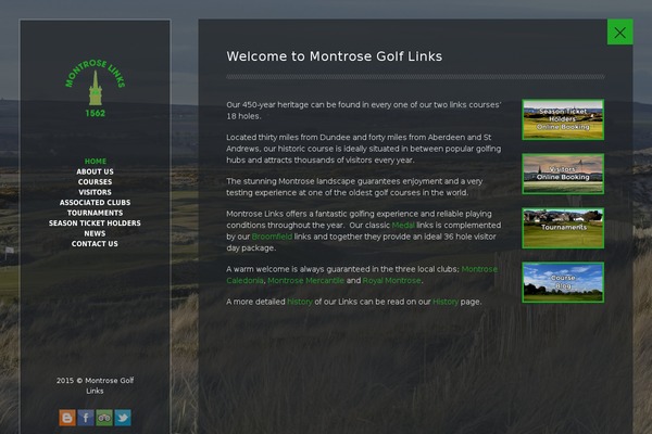 Golfclub theme site design template sample