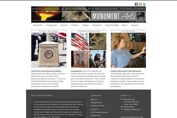 Construct theme site design template sample