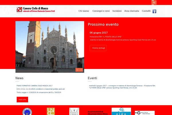 Universo theme site design template sample