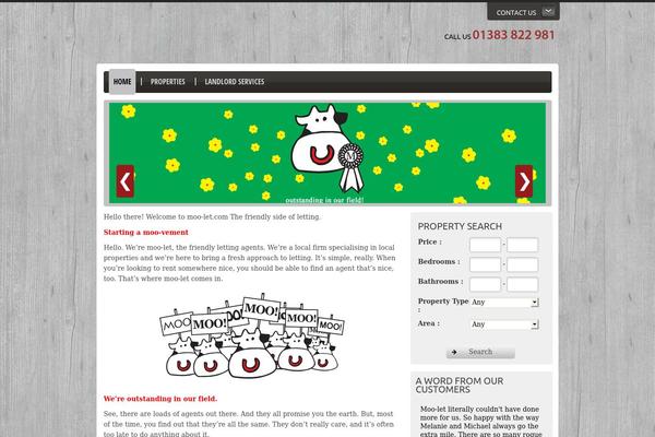 Denali theme site design template sample