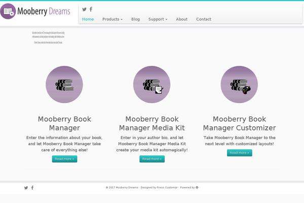 Customizr-child theme site design template sample