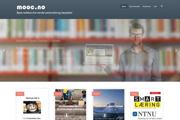 Academy theme site design template sample