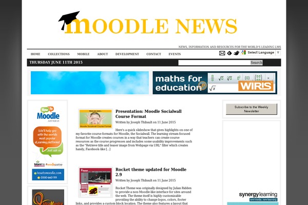 News Magazine Theme 640 theme site design template sample