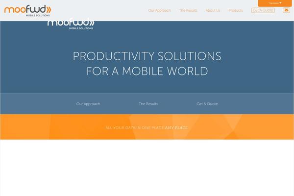 moofwd.com site used Moo