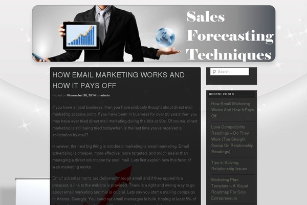 Stark Lite theme site design template sample