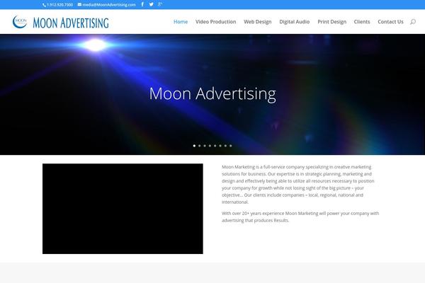 Divi theme site design template sample