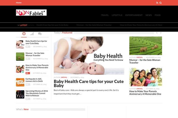 Falcon theme site design template sample