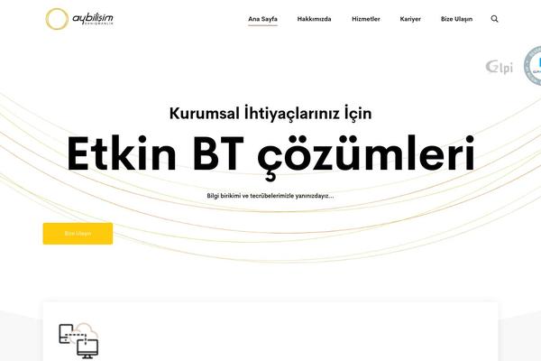 Mitech theme site design template sample