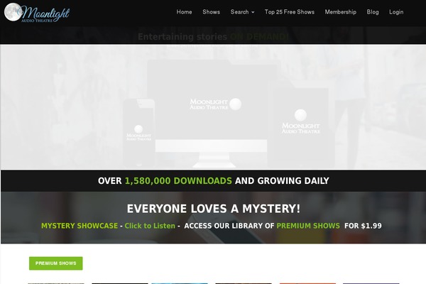 Glider theme site design template sample