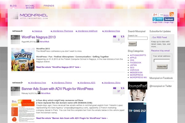 moonpixel.com site used Moonpixel