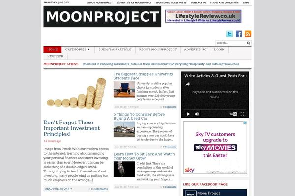 Tribune theme site design template sample