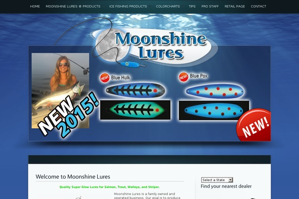 moonshinelures.com site used Theme-traject