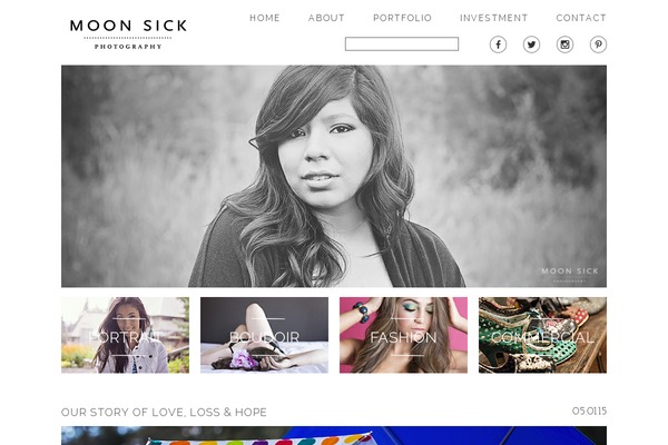 Fotografie theme site design template sample