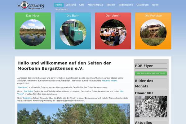 Twenty Ten theme site design template sample