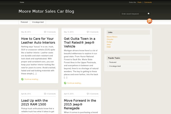 Fresh News theme site design template sample