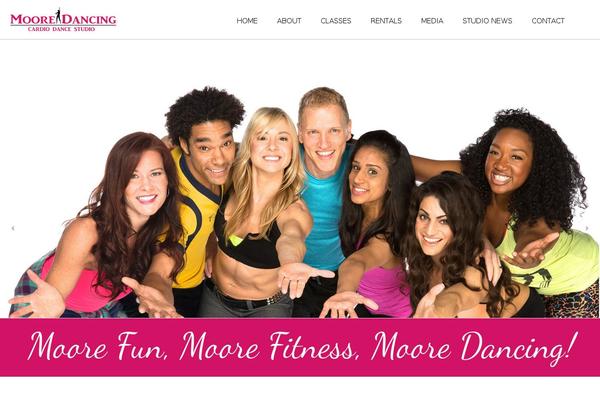 Fitness theme site design template sample