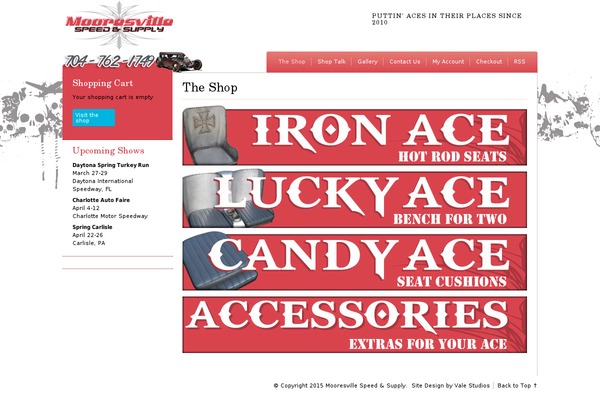 mooresvillespeedandsupply.com site used Craftycart
