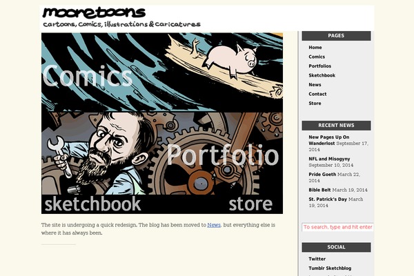 Site using Comic Easel plugin