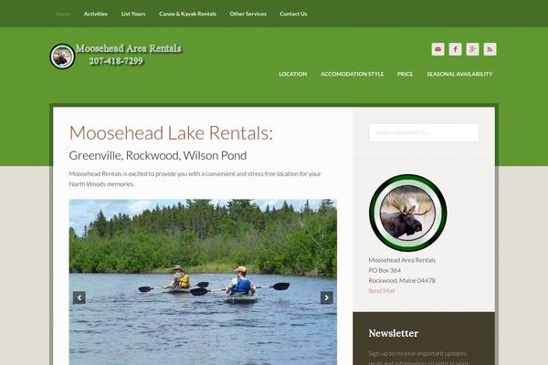 Going Green Pro theme site design template sample