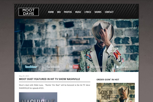 mootdavis.com site used Grammy-1.0
