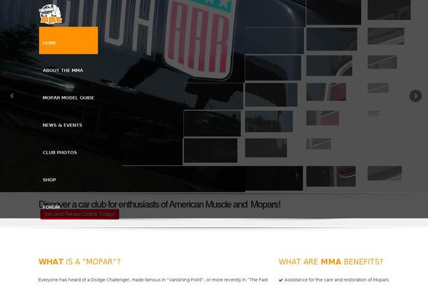 Automotive Child theme site design template sample