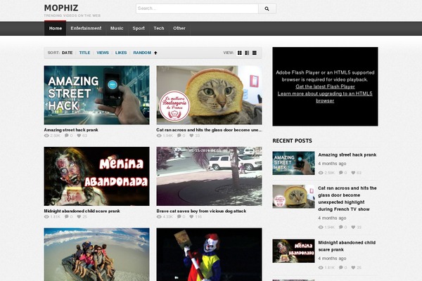 Site using Automatic Youtube Video Posts Plugin plugin