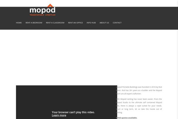 MF theme site design template sample
