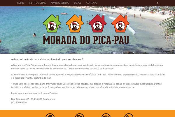Clean Journal theme site design template sample