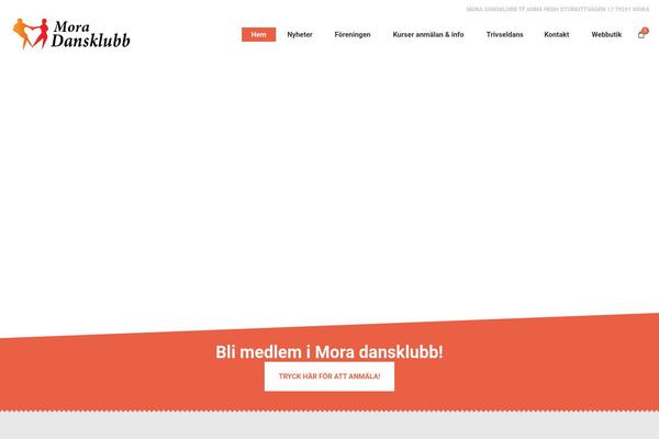 Dance-studio theme site design template sample