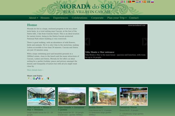 Enfold-child theme site design template sample