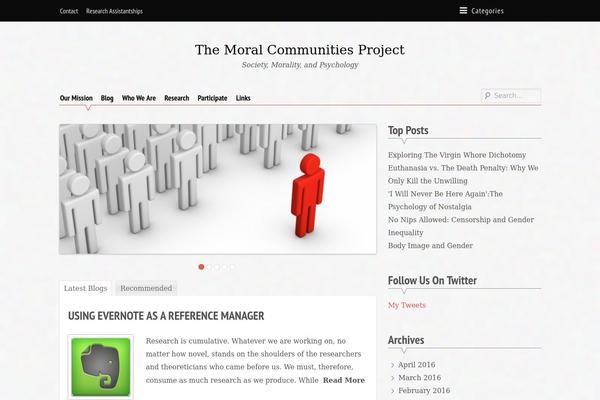 Supernova theme site design template sample
