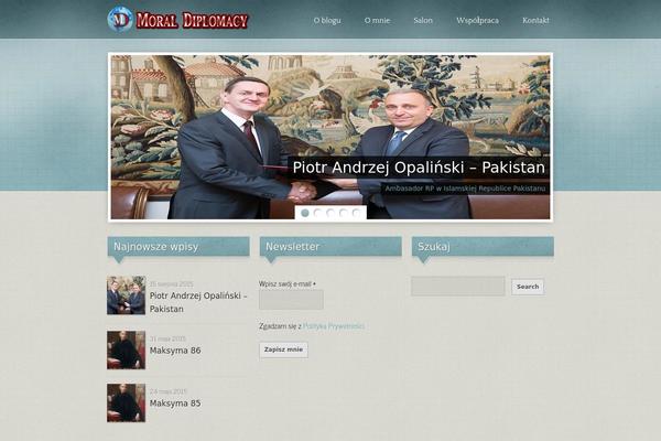 Antioch theme site design template sample