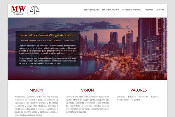 Spacious theme site design template sample