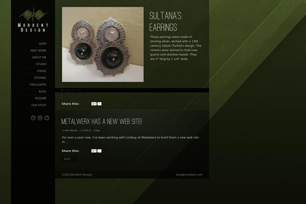 Myriad theme site design template sample
