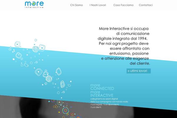 THEONE theme site design template sample