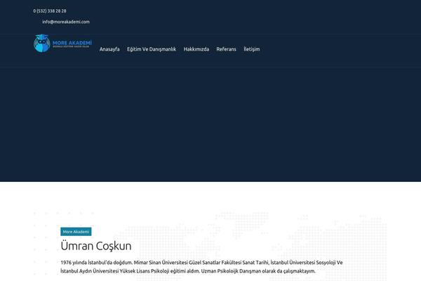 moreakademi.com site used Webkurturkiye