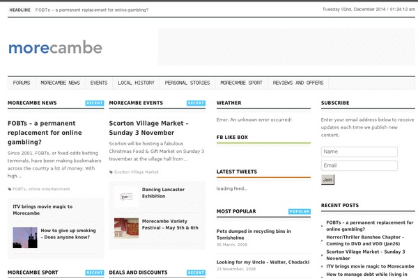 Volcano theme site design template sample