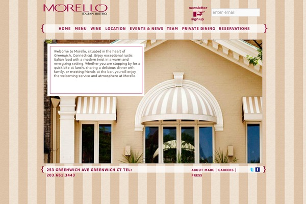 morellobistro.com site used Morello