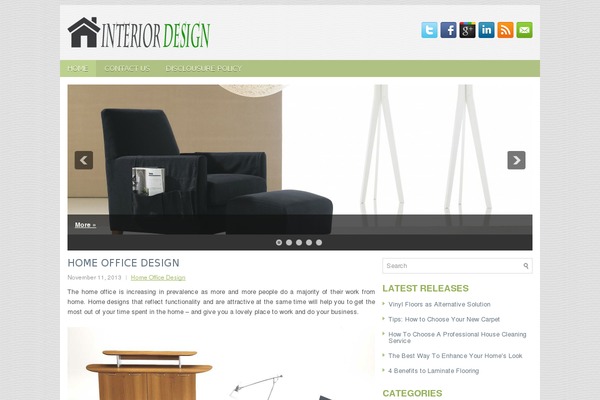 Deco theme site design template sample