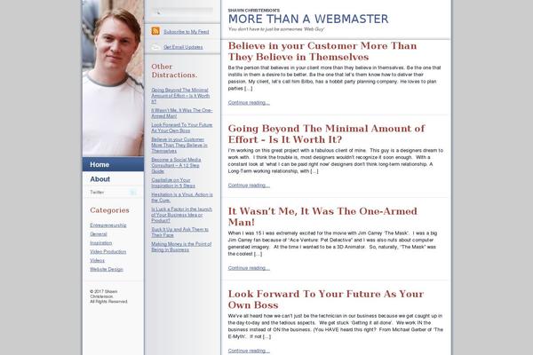 Site using WP Greet Box plugin