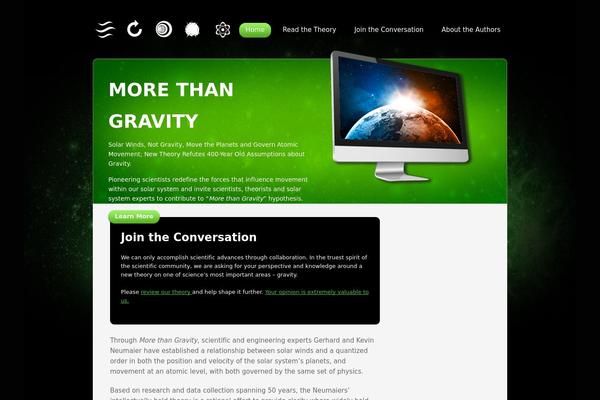 Quantum theme site design template sample