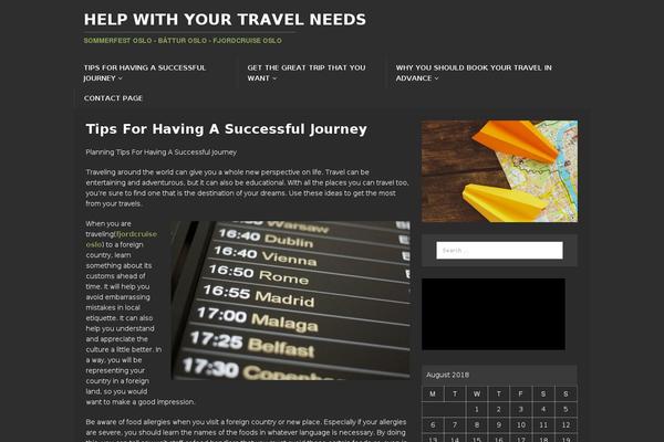 Ignite theme site design template sample