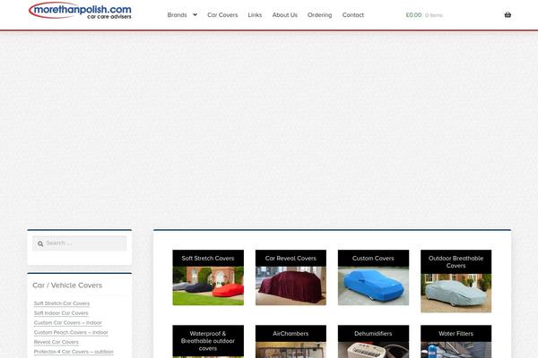 Storefront Child theme site design template sample