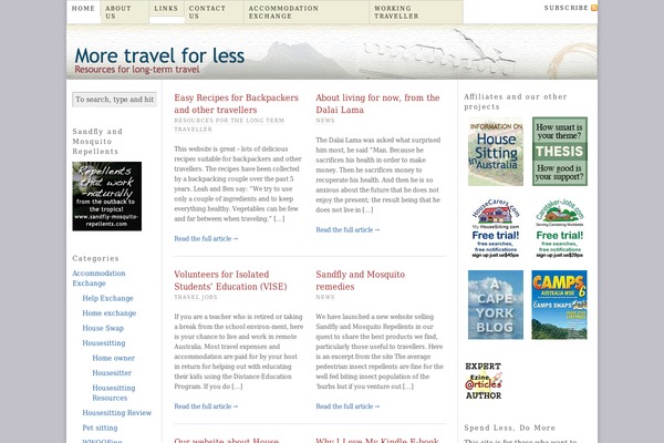 Thesis 1.8.5 theme site design template sample