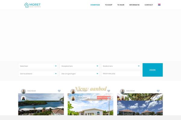 Wp Estate theme site design template sample