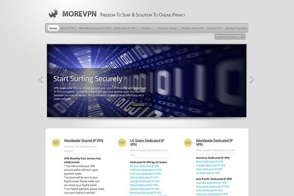 TheProfessional theme site design template sample