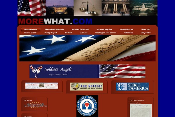 Conservative theme site design template sample